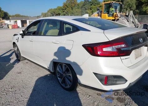 2018 Honda Clarity Plug-In Hybrid Touring z USA, uszkodzony, nr VIN JHMZC5F36JC017588